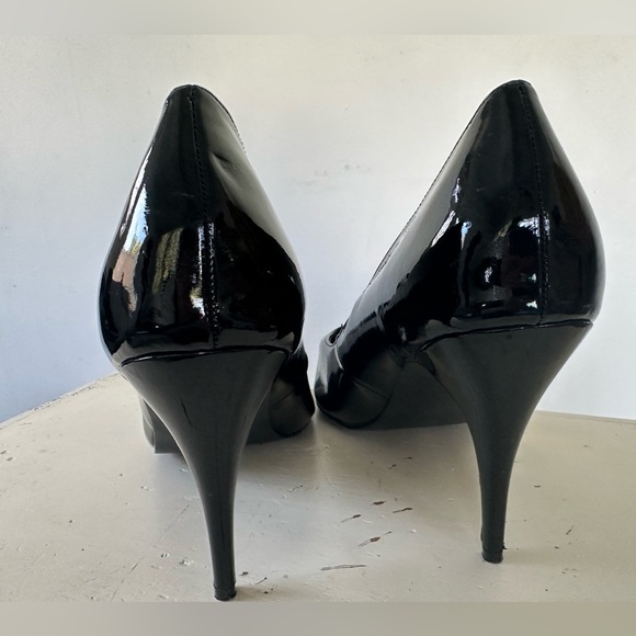 PLEASER DREAM-428 4" Heel Black Patent Mary Jane Pumps Women's Size 15.5-16.5 - Picture 4 of 10